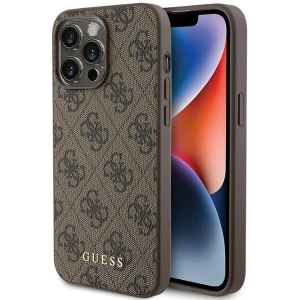 Kup Etui Guess GUHCP15XG4GFBR Apple iPhone 15 Pro Max hard case 4G Metal Gold Logo brązowy/brown - GUE2855 - {ean13} - Sklep Home Screen