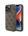 Case Guess GUHCP15XG4GFBR Apple iPhone 15 Pro Max Hartschale 4G Metall Gold Logo braun/brown