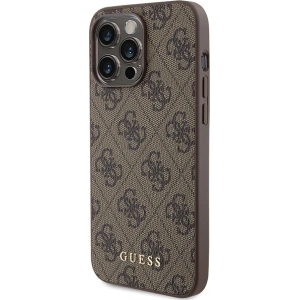 Kup Etui Guess GUHCP15XG4GFBR Apple iPhone 15 Pro Max hard case 4G Metal Gold Logo brązowy/brown - GUE2855 - {ean13} - Sklep Home Screen