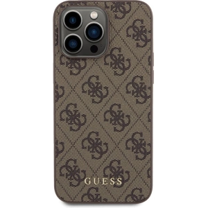 Kup Etui Guess GUHCP15XG4GFBR Apple iPhone 15 Pro Max hard case 4G Metal Gold Logo brązowy/brown - GUE2855 - {ean13} - Sklep Home Screen