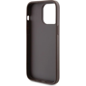 Buy Guess GUHCP15XG4GFBR Apple iPhone 15 Pro Max hard case 4G Metal Gold Logo brown - GUE2855 - {ean13} - Home Screen Store Europe
