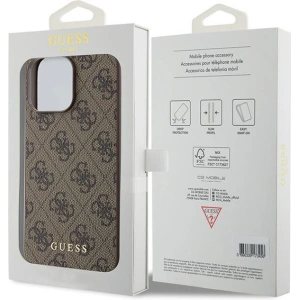 Kup Etui Guess GUHCP15XG4GFBR Apple iPhone 15 Pro Max hard case 4G Metal Gold Logo brązowy/brown - GUE2855 - {ean13} - Sklep Home Screen