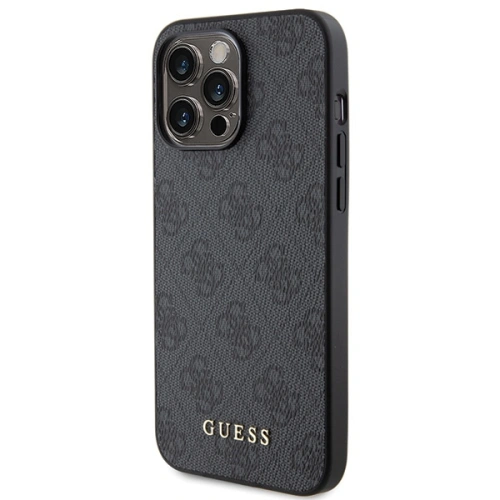 Kup Case Guess GUHCP15XG4GFGR Apple iPhone 15 Pro Max Hartschale 4G Metall Gold Logo grau/grey - GUE2856 - {ean13} - Sklep Home Screen