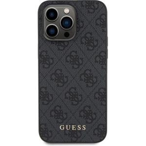 Kup Etui Guess GUHCP15XG4GFGR Apple iPhone 15 Pro Max hard case 4G Metal Gold Logo szary/grey - GUE2856 - {ean13} - Sklep Home Screen