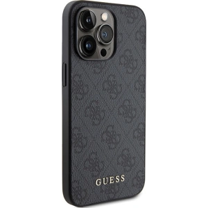 Kup Etui Guess GUHCP15XG4GFGR Apple iPhone 15 Pro Max hard case 4G Metal Gold Logo szary/grey - GUE2856 - {ean13} - Sklep Home Screen