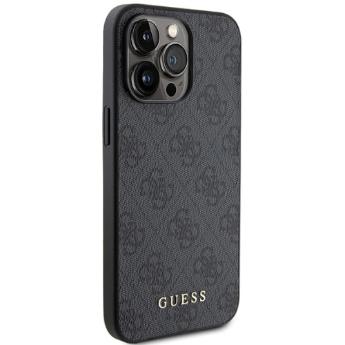 Kup Case Guess GUHCP15XG4GFGR Apple iPhone 15 Pro Max Hartschale 4G Metall Gold Logo grau/grey - GUE2856 - {ean13} - Sklep Home Screen