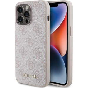 Kup Etui Guess GUHCP15XG4GFPI Apple iPhone 15 Pro Max kemény tok 4G Fém Arany Logó rózsaszín/pink - GUE2857 - {ean13} - Sklep Home Screen