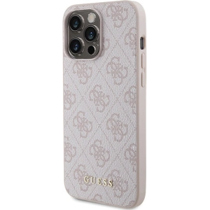 Kup Etui Guess GUHCP15XG4GFPI Apple iPhone 15 Pro Max hard case 4G Metal Gold Logo różowy/pink - GUE2857 - {ean13} - Sklep Home Screen
