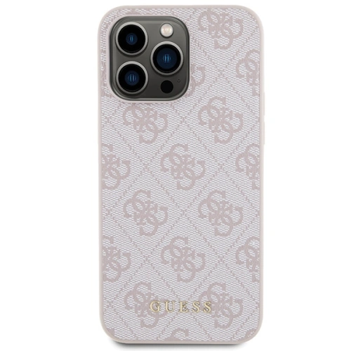 Buy Guess GUHCP15XG4GFPI Apple iPhone 15 Pro Max hard case 4G Metal Gold Logo pink - GUE2857 - {ean13} - Home Screen Store Europe