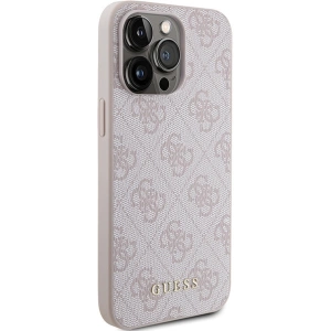 Kup Etui Guess GUHCP15XG4GFPI Apple iPhone 15 Pro Max hard case 4G Metal Gold Logo różowy/pink - GUE2857 - {ean13} - Sklep Home Screen