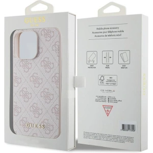Kup Etui Guess GUHCP15XG4GFPI Apple iPhone 15 Pro Max hard case 4G Metal Gold Logo różowy/pink - GUE2857 - {ean13} - Sklep Home Screen