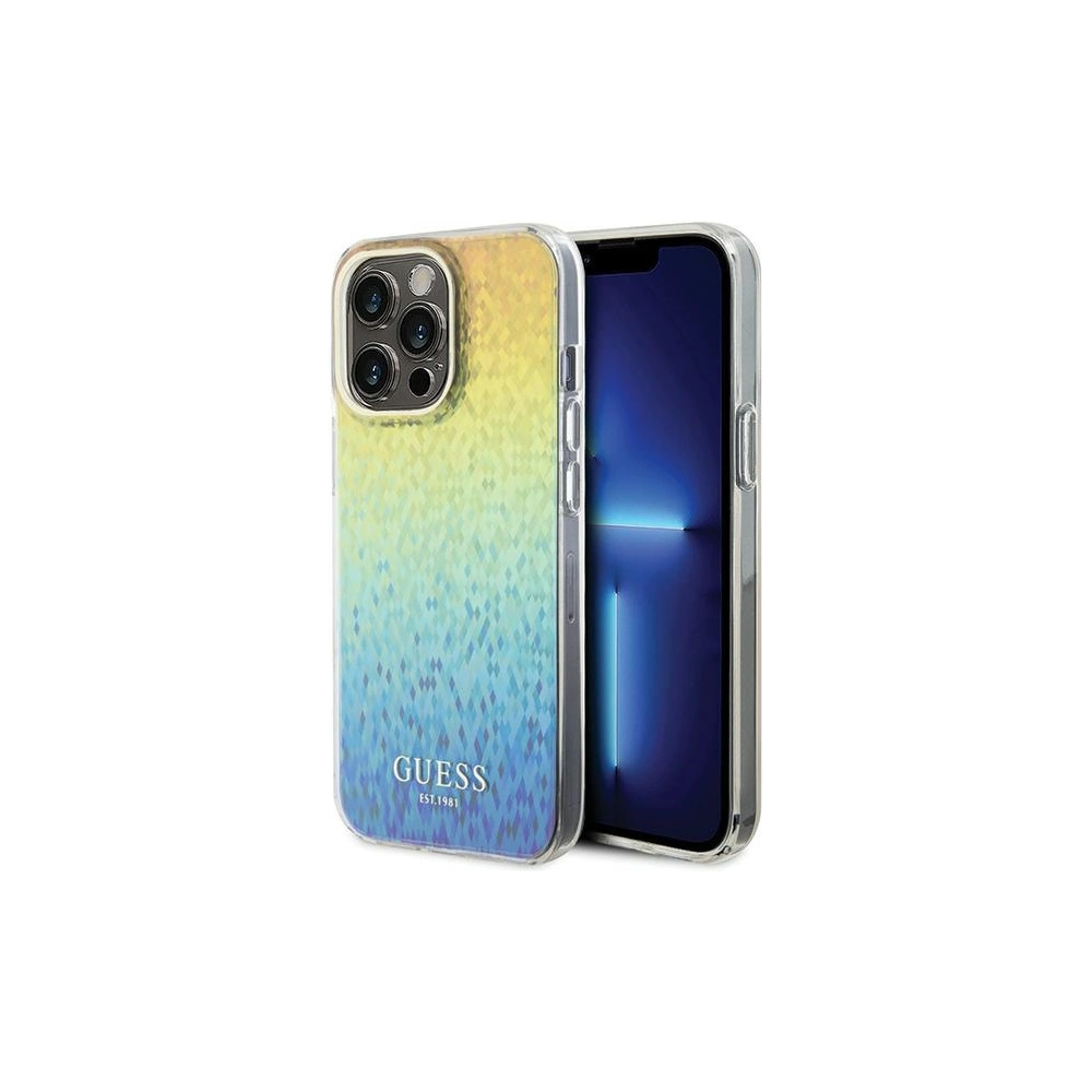 Etui Guess GUHCP15XHDECMI Apple iPhone 15 Pro Max hardcase IML Faceted Mirror Disco Iridescent wielokolorowy