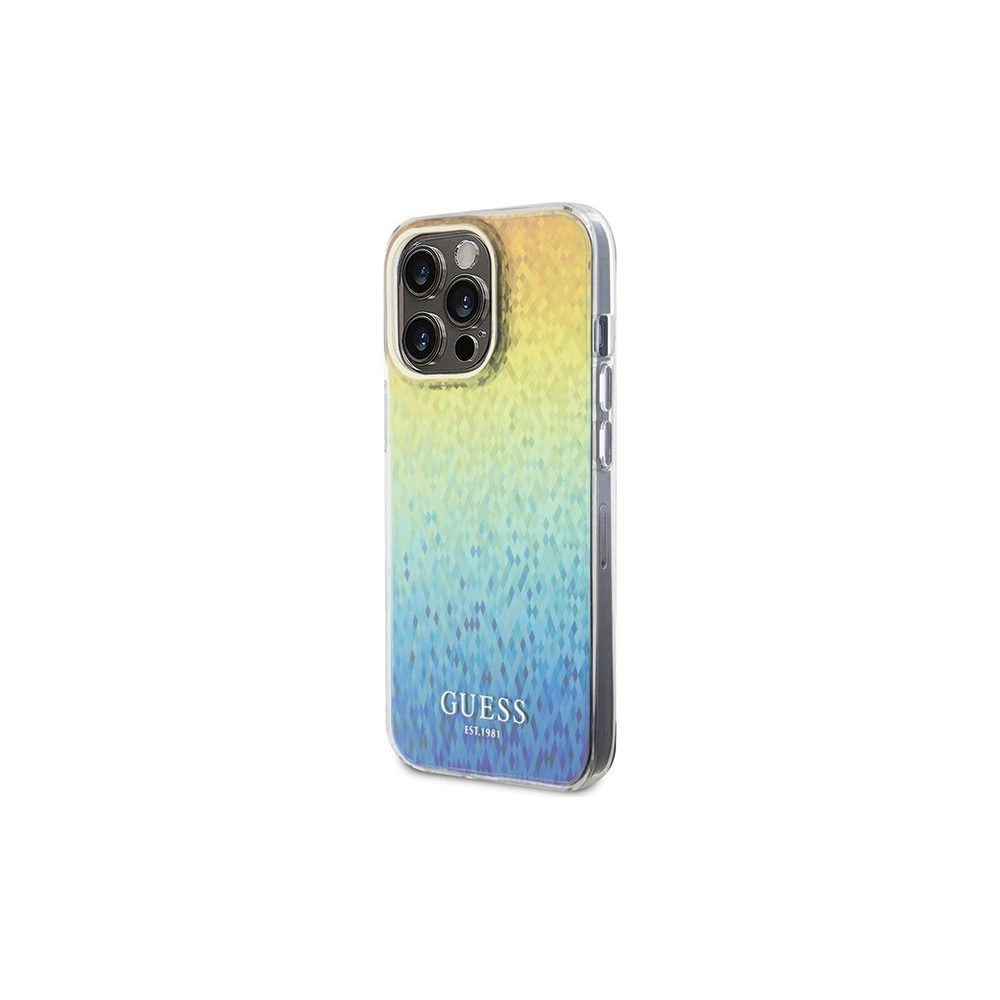 Etui Guess GUHCP15XHDECMI Apple iPhone 15 Pro Max hardcase IML Faceted Mirror Disco Iridescent wielokolorowy