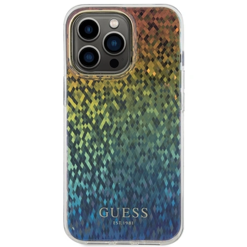 Kup Guess Apple Geantă GUHCP15XHDECMI iPhone 15 Pro Max hardcase IML Faceted Mirror Disco Iridescent multicolor - GUE2858 - {ean13} - Sklep Home Screen