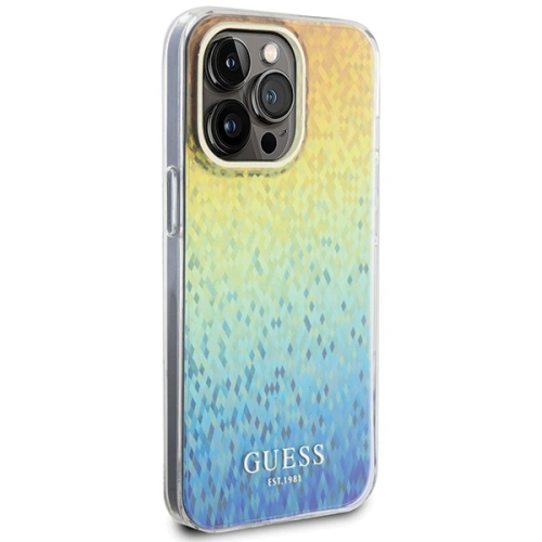 Buy Guess GUHCP15XHDECMI Apple iPhone 15 Pro Max hardcase IML Faceted Mirror Disco Iridescent multicolor - GUE2858 - {ean13} - Home Screen Store Europe