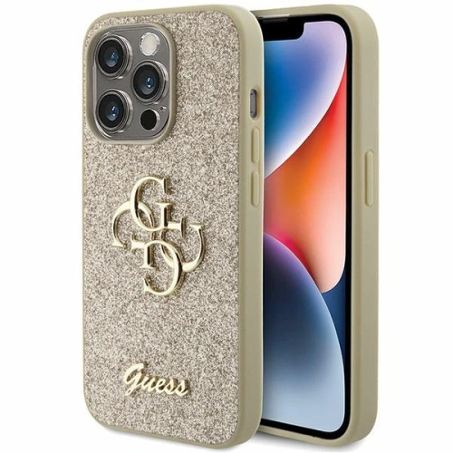 Kup Etui Guess GUHCP15XHG4SGD Apple iPhone 15 Pro Max hardcase Glitter Script Big 4G zlatý/gold - GUE2859 - {ean13} - Sklep Home Screen