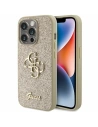 Guess GUHCP15XHG4SGD Apple iPhone 15 Pro Max hardcase Glitter Script Big 4G gold
