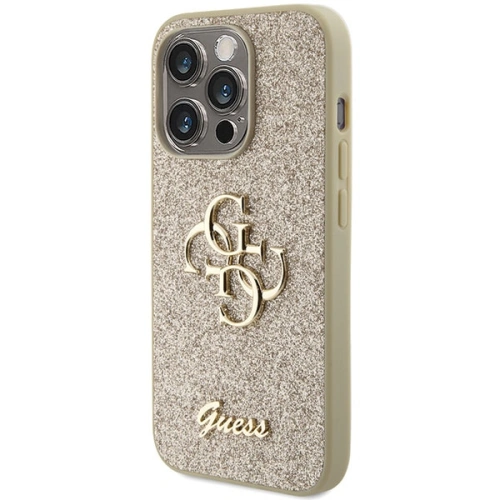 Kup Etui Guess GUHCP15XHG4SGD Apple iPhone 15 Pro Max hardcase Glitter Script Big 4G złoty/gold - GUE2859 - {ean13} - Sklep Home Screen