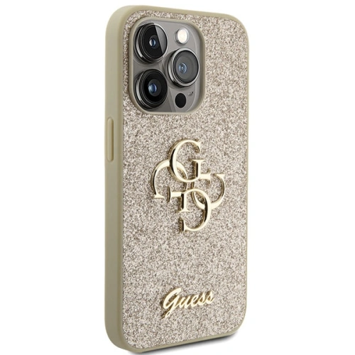 Kup Etui Guess GUHCP15XHG4SGD Apple iPhone 15 Pro Max hardcase Glitter Script Big 4G złoty/gold - GUE2859 - {ean13} - Sklep Home Screen