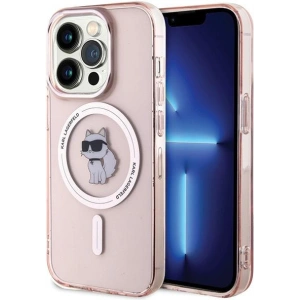 Kup Etui Karl Lagerfeld KLHMP15XHFCCNOP Apple iPhone 15 Pro Max hardcase IML Choupette MagSafe różowy/pink - KLD1691 - {ean13} - Sklep Home Screen