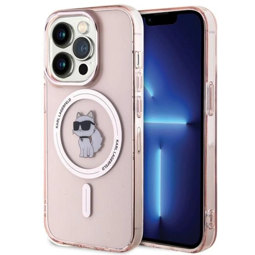 Kup Etui Karl Lagerfeld KLHMP15XHFCCNOP Apple iPhone 15 Pro Max hardcase IML Choupette MagSafe rózsaszín/pink - KLD1691 - {ean13} - Sklep Home Screen