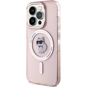 Kup Etui Karl Lagerfeld KLHMP15XHFCCNOP Apple iPhone 15 Pro Max hardcase IML Choupette MagSafe różowy/pink - KLD1691 - {ean13} - Sklep Home Screen