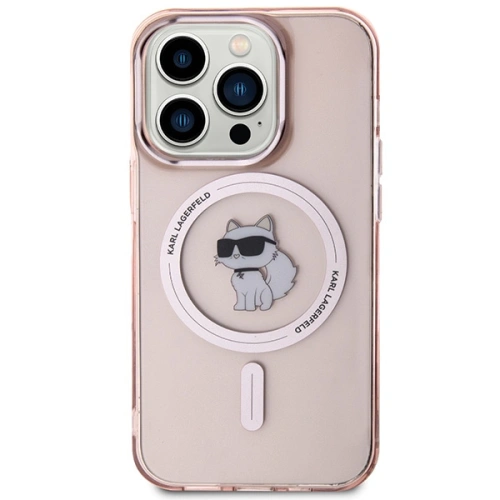 Kup Etui Karl Lagerfeld KLHMP15XHFCCNOP Apple iPhone 15 Pro Max hardcase IML Choupette MagSafe rózsaszín/pink - KLD1691 - {ean13} - Sklep Home Screen