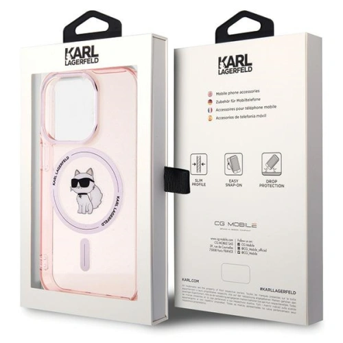 Kup Etui Karl Lagerfeld KLHMP15XHFCCNOP Apple iPhone 15 Pro Max hardcase IML Choupette MagSafe rózsaszín/pink - KLD1691 - {ean13} - Sklep Home Screen