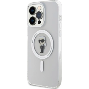 Buy Karl Lagerfeld KLHMP15XHFCKNOT Apple iPhone 15 Pro Max hardcase IML Ikonik MagSafe transparent - KLD1693 - {ean13} - Home Screen Store Europe