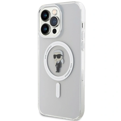 Buy Karl Lagerfeld KLHMP15XHFCKNOT Apple iPhone 15 Pro Max hardcase IML Ikonik MagSafe transparent - KLD1693 - {ean13} - Home Screen Store Europe