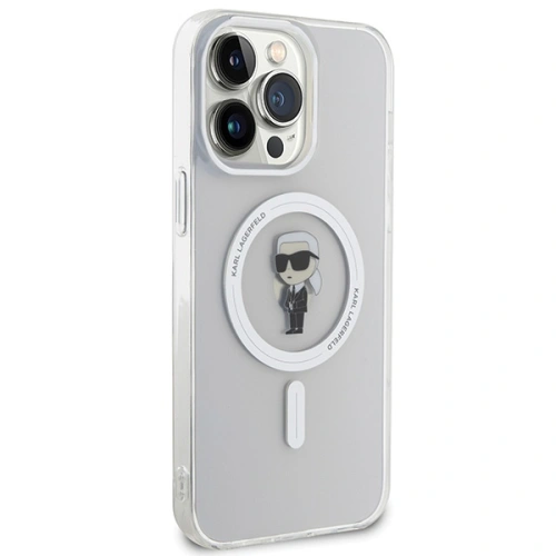 Buy Karl Lagerfeld KLHMP15XHFCKNOT Apple iPhone 15 Pro Max hardcase IML Ikonik MagSafe transparent - KLD1693 - {ean13} - Home Screen Store Europe