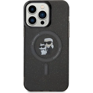 Kup Etui Karl Lagerfeld KLHMP15XHGKCNOK Apple iPhone 15 Pro Max hardcase Karl&Choupette Glitter MagSafe czarny/black - KLD1694 - {ean13} - Sklep Home Screen