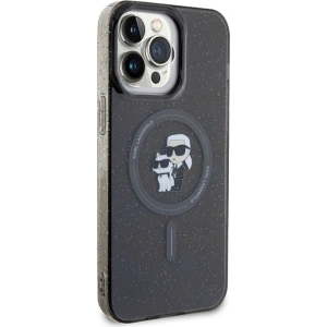 Kup Etui Karl Lagerfeld KLHMP15XHGKCNOK Apple iPhone 15 Pro Max hardcase Karl&Choupette Glitter MagSafe czarny/black - KLD1694 - {ean13} - Sklep Home Screen