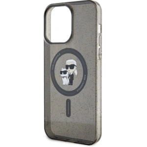 Kup Etui Karl Lagerfeld KLHMP15XHGKCNOK Apple iPhone 15 Pro Max hardcase Karl&Choupette Glitter MagSafe czarny/black - KLD1694 - {ean13} - Sklep Home Screen