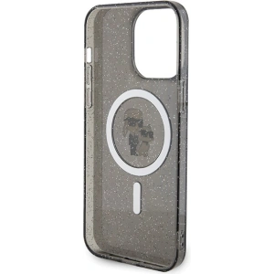 Kup Etui Karl Lagerfeld KLHMP15XHGKCNOK Apple iPhone 15 Pro Max hardcase Karl&Choupette Glitter MagSafe czarny/black - KLD1694 - {ean13} - Sklep Home Screen