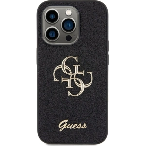 Buy Guess GUHCP15XHG4SGK Apple iPhone 15 Pro Max hardcase Glitter Script Big 4G black - GUE2860 - {ean13} - Home Screen Store Europe