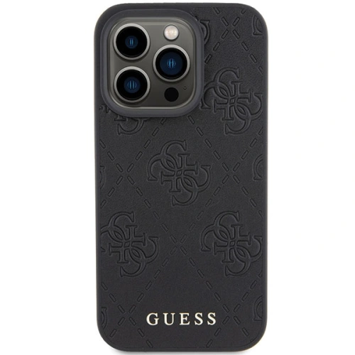 Kup Etui Guess GUHCP15XP4EPMK Apple iPhone 15 Pro Max hardcase Leather 4G Stamped černá/black - GUE2861 - {ean13} - Sklep Home Screen