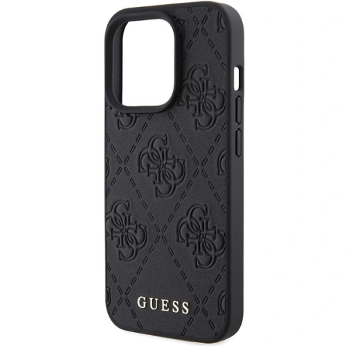 Kup Etui Guess GUHCP15XP4EPMK Apple iPhone 15 Pro Max hardcase Leather 4G Stamped czarny/black - GUE2861 - {ean13} - Sklep Home Screen