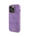 Kup Etui Guess GUHCP15XP4EPMU Apple iPhone 15 Pro Max hardcase Leather 4G Stamped fioletowy/light purple - GUE2862 - {ean13} - Sklep Home Screen