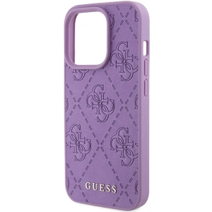 Kup Etui Guess GUHCP15XP4EPMU Apple iPhone 15 Pro Max hardcase Leather 4G Stamped fioletowy/light purple - GUE2862 - {ean13} - Sklep Home Screen