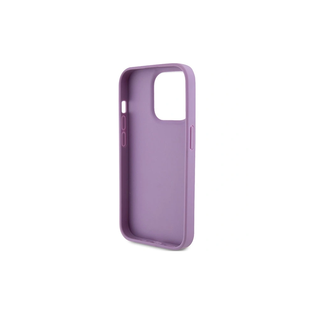 Etui Guess GUHCP15XP4EPMU Apple iPhone 15 Pro Max hardcase Leather 4G Stamped fioletowy/light purple