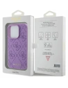 Kup Etui Guess GUHCP15XP4EPMU Apple iPhone 15 Pro Max hardcase Leather 4G Stamped fioletowy/light purple - GUE2862 - {ean13} - Sklep Home Screen