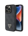 Etui Guess GUHCP15XP4TDPK Apple iPhone 15 Pro Max hardcase Leather 4G Diamond Triangle czarny/black