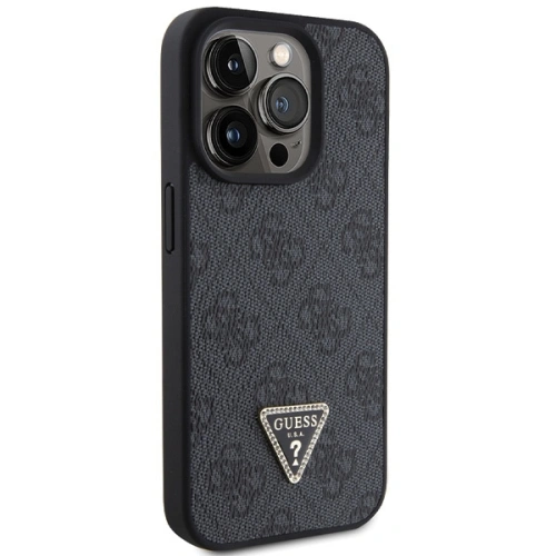 Kup Etui Guess GUHCP15XP4TDPK Apple iPhone 15 Pro Max hardcase Leather 4G Diamond Triangle czarny/black - GUE2863 - {ean13} - Sklep Home Screen