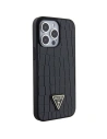 Buy Guess GUHCP15XPCRTHCK Apple iPhone 15 Pro Max hardcase Croco Triangle Metal Logo black - GUE2864 - {ean13} - Home Screen Store Europe
