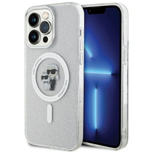 Kup Etui Karl Lagerfeld KLHMP15XHGKCNOT Apple iPhone 15 Pro Max hardcase Karl&Choupette Glitter MagSafe transparent - KLD1695 - {ean13} - Sklep Home Screen