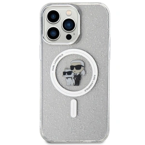 Kup Etui Karl Lagerfeld KLHMP15XHGKCNOT Apple iPhone 15 Pro Max hardcase Karl&Choupette Glitter MagSafe transparent - KLD1695 - {ean13} - Sklep Home Screen