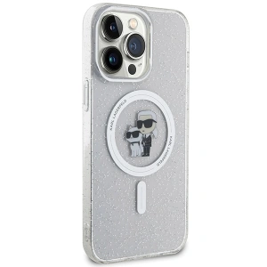 Kup Case Karl Lagerfeld KLHMP15XHGKCNOT Apple iPhone 15 Pro Max Hardcase Karl&Choupette Glitter MagSafe transparent - KLD1695 - {ean13} - Sklep Home Screen