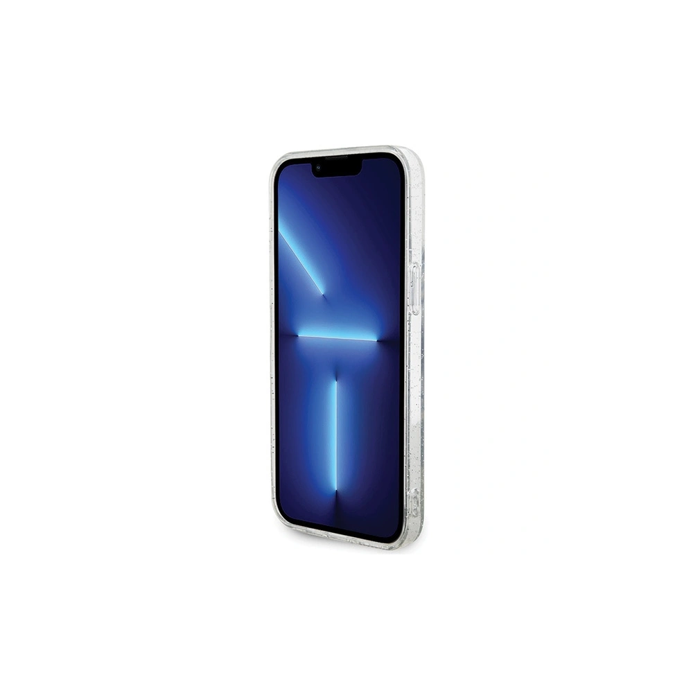 Etui Karl Lagerfeld KLHMP15XHGKCNOT Apple iPhone 15 Pro Max hardcase Karl&Choupette Glitter MagSafe transparent