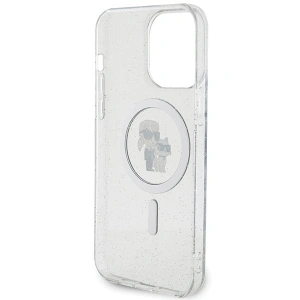 Kup Etui Karl Lagerfeld KLHMP15XHGKCNOT Apple iPhone 15 Pro Max hardcase Karl&Choupette Glitter MagSafe transparent - KLD1695 - {ean13} - Sklep Home Screen